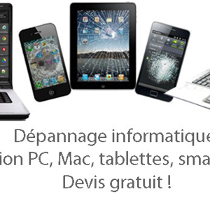 Dépanage pc, tablette, smartphone