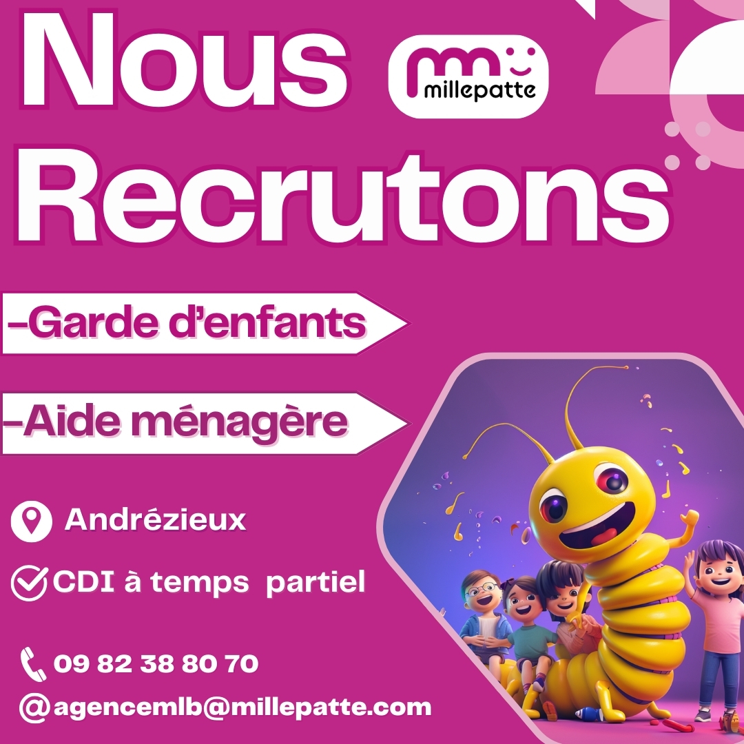 Recrutement Secteur Andrézieux, CDI à temps partiel