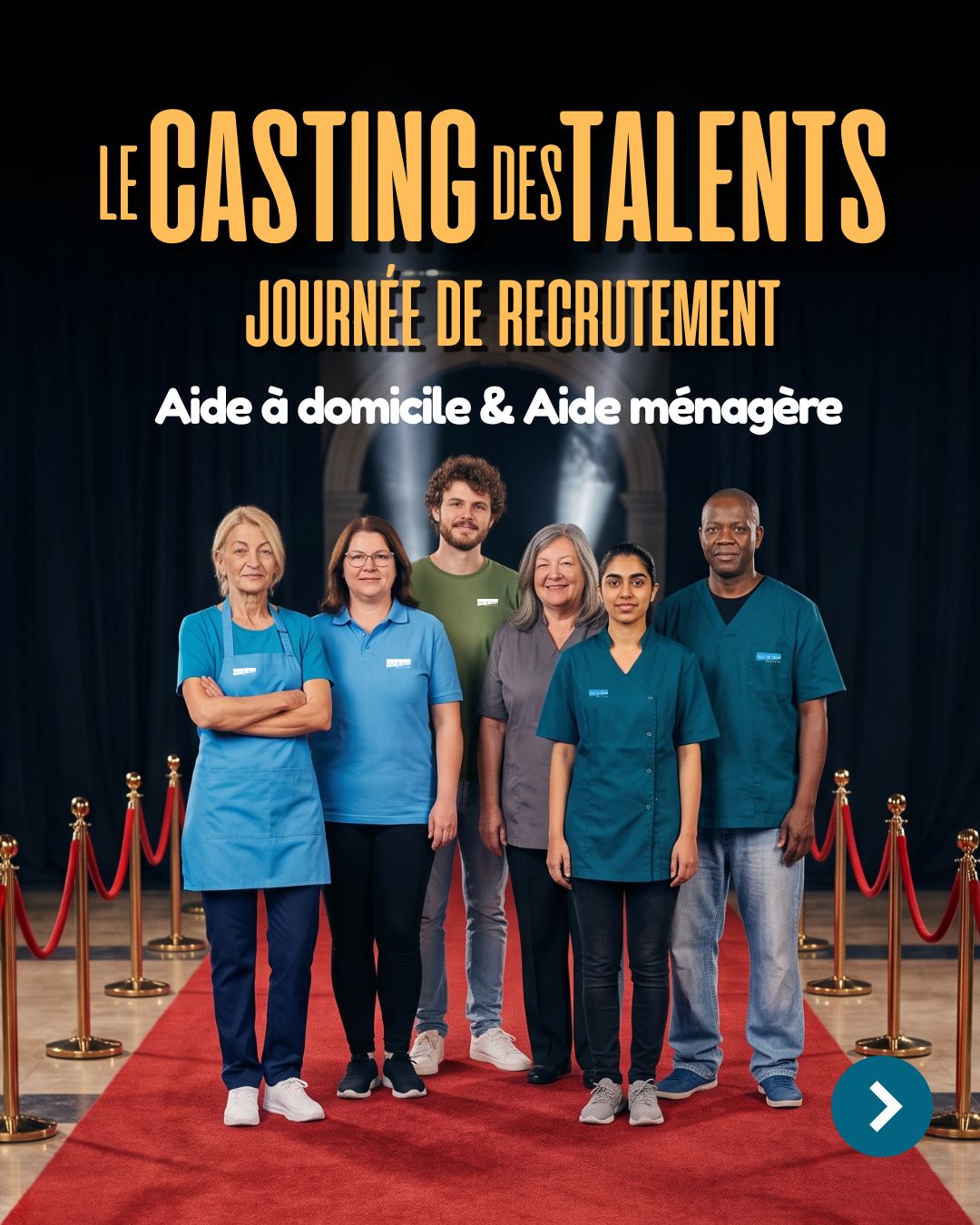 Le casting des talents