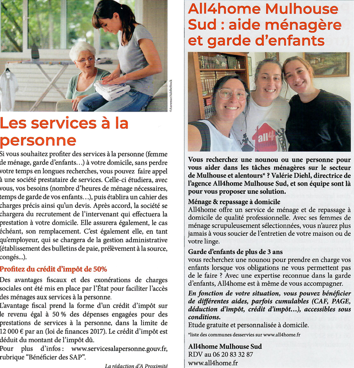 Les services à la personne