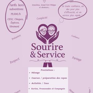 Aide ménage, courses , sorties..