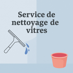 Nettoyage de vitres