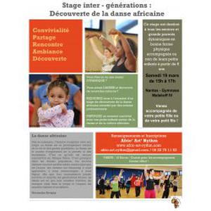 Stage de danse africaine inter-générations à Nantes