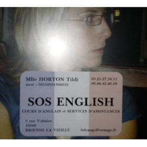 SOS ENGLISH - réussir en anglais! 50% réduction ou credit d'impot.