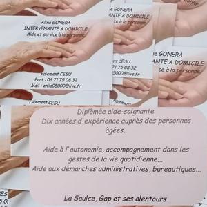 Aline, Auxiliaire de vie à domicile