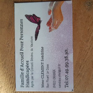 Accueillante familiale pour personne handicapée