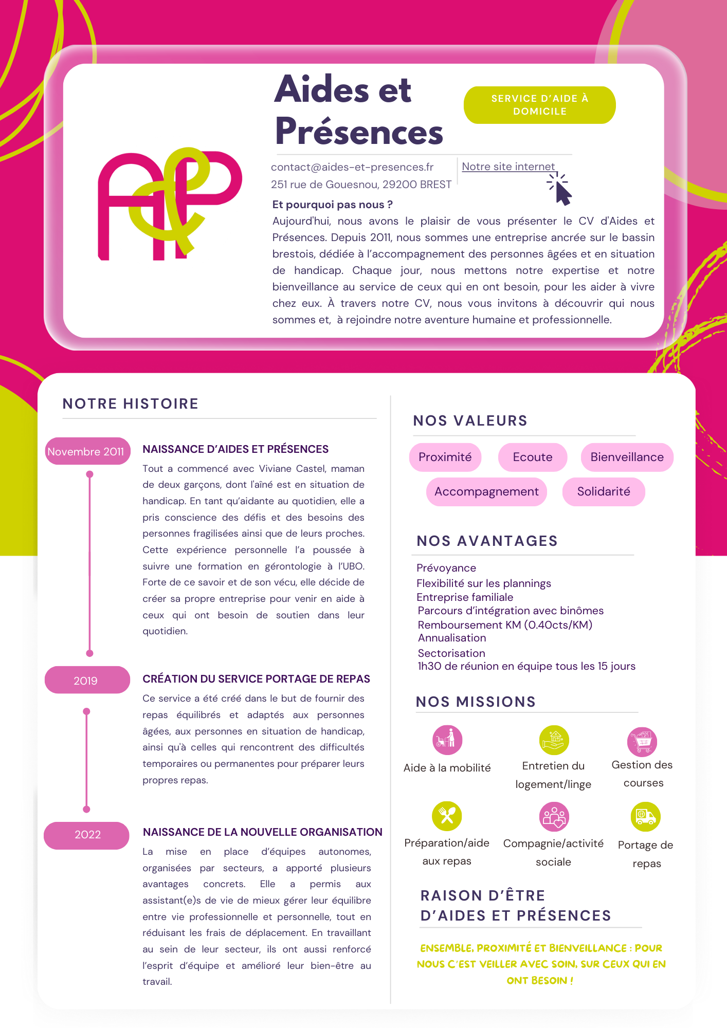 image 1 de Aides et Présences
